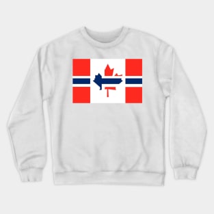 The Norwadian Flag Crewneck Sweatshirt